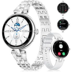 Smart Watch for Women, Bluetooth Call 1.106" AMOLED PeIP67 Waterproof Watch